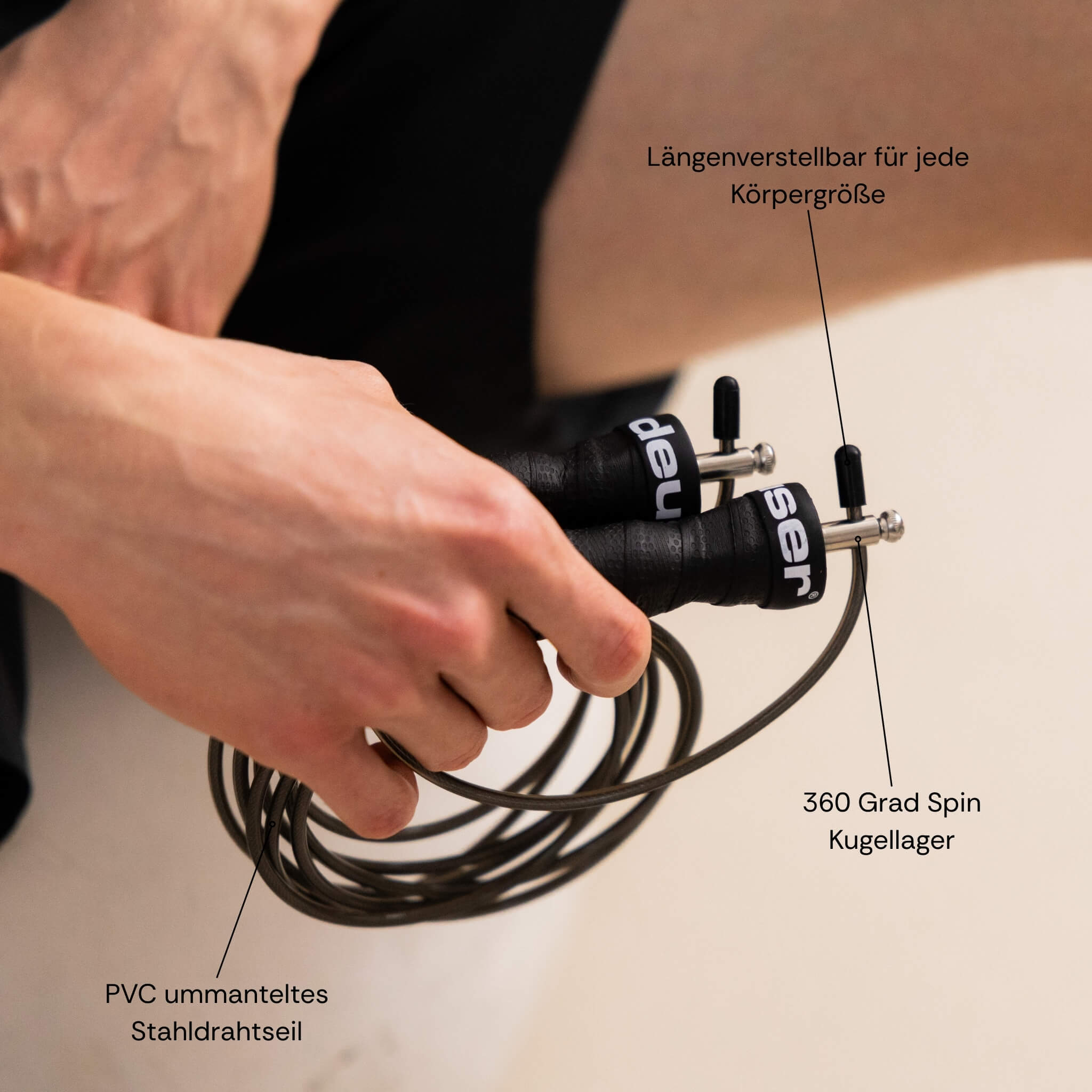 Springseil - Power Speed Rope