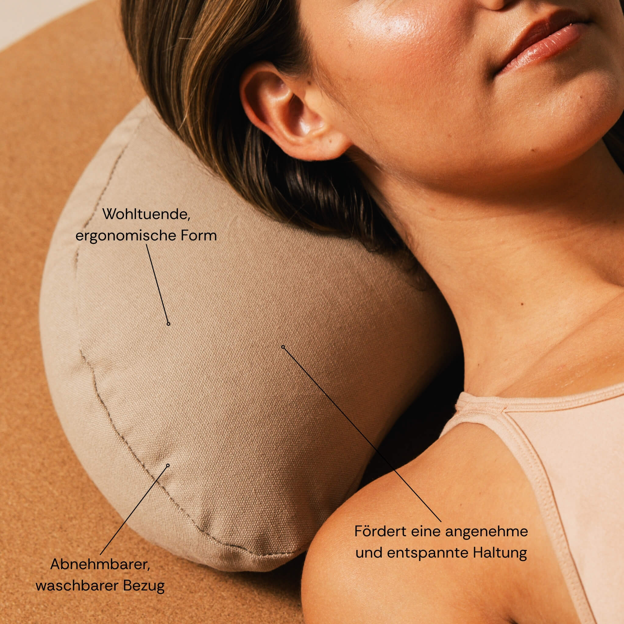 Yoga Mondkissen