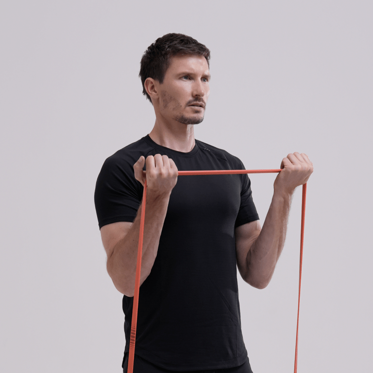 20-Minuten Tabata Ganzkörperworkout mit Widerstandsband