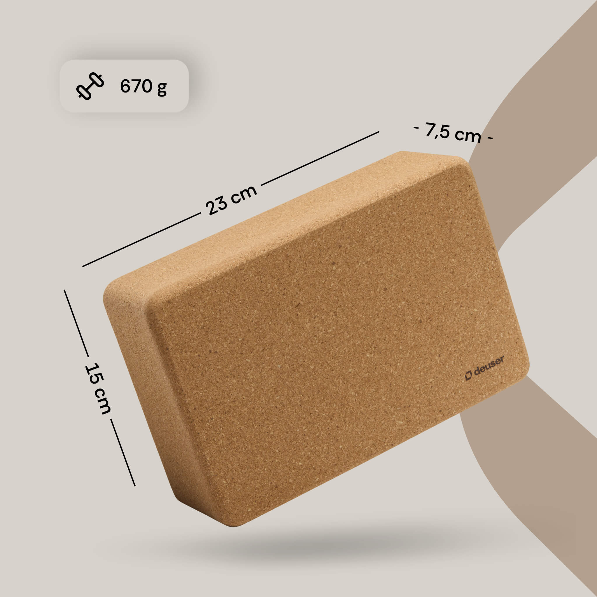 Yoga Block Kork
